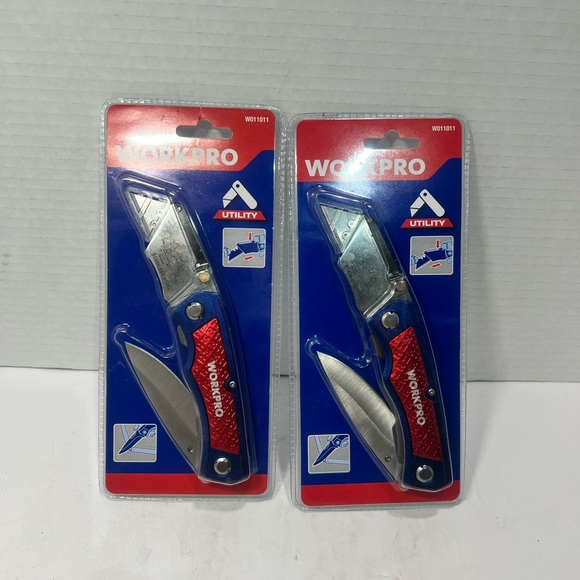 Red Utility Knife Set - Picture 2 of 3
